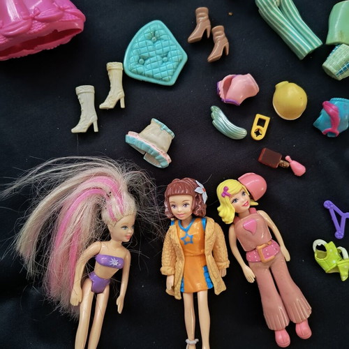 Poly Pocket dolls and accessories like new