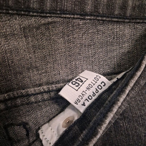 Coppola Women's Capri Jeans Like New, Gray/Anthracite with Rhinestones and Embroidery Size 46