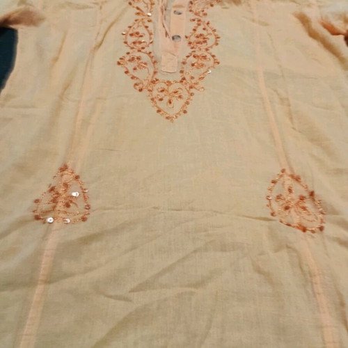 Women's summer blouse like new, orange, size L
