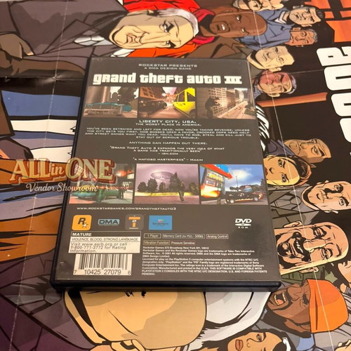Grand Theft Auto 3 PS2 game