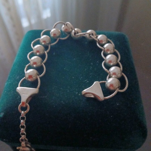 925 silver bracelet, 19 cm, 22 grams