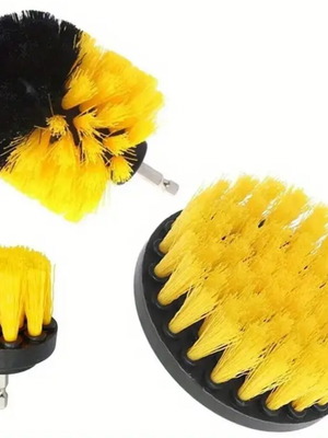 Set of 3 drill cleaning brushes new