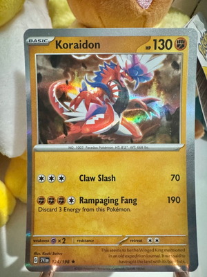Koraidon Pokemon Scarlet Violet holo rare σαν καινούργιο