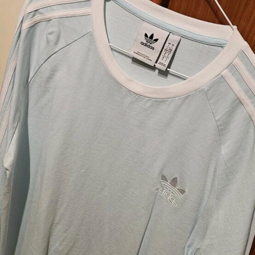 Adidas sports shirt like new, turquoise, size L
