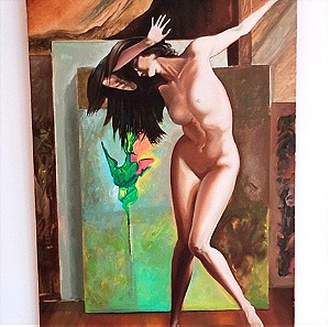 Πίνακας γυναίκα Ελαιογραφία 40Χ60cm