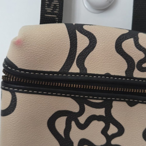 Tous Kaos Mini Crossbody bag like new, beige and black