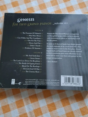 Genesis for two grand pianos double CD like new