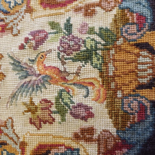 Old embroidery used, set of 2, 33x27 cm