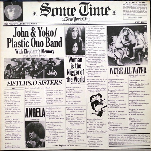John & Yoko/ Plastic Ono Band LP new, rock