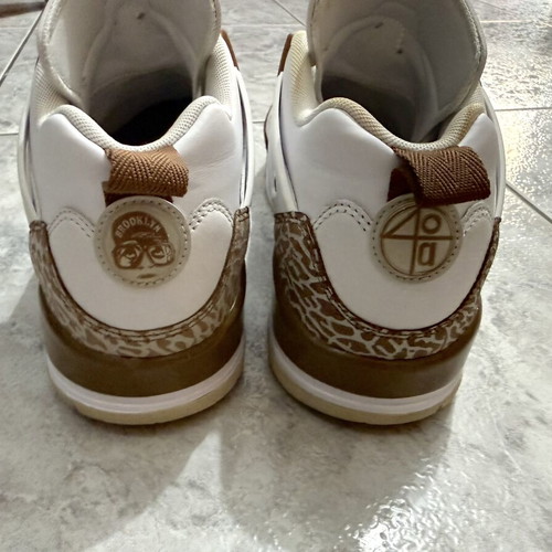 Jordan Spizike Low sneakers like new, size 44, white and brown