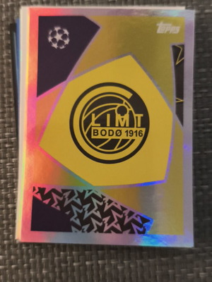 Topps Champions League 2025/2026 No516 Bodoglimt badge like new