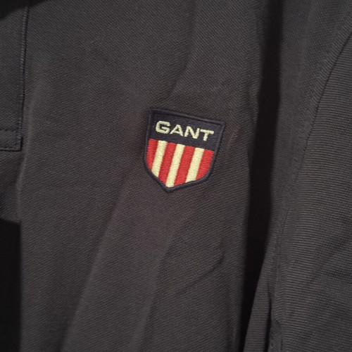 Gant Shield Logo Polo Shirt new, men's size L, navy blue