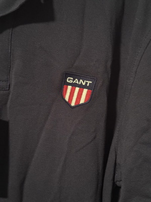 Gant Shield Logo Polo Shirt new, men's size L, navy blue