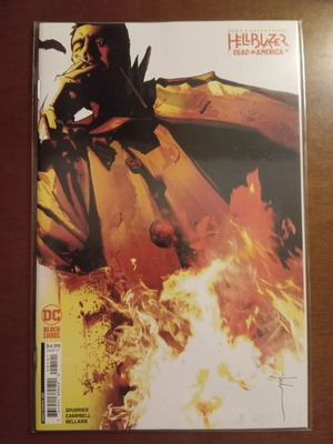 Hellblazer Dead in America #1 Variant Cover comic like new