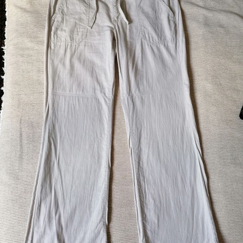 S.Oliver women's linen pants XXL new, ecru color