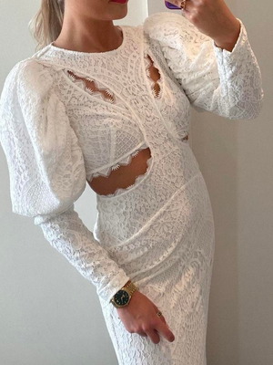 ASOS bridal wedding dress new, lace, white