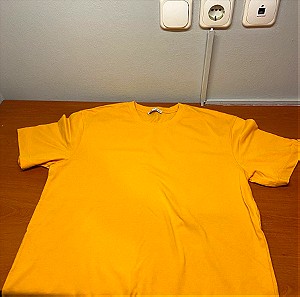 Zara t-shirt πορτοκαλί