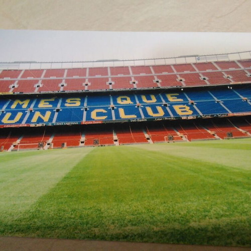 Set of 10 authentic Barcelona stadium photos 2007, like new