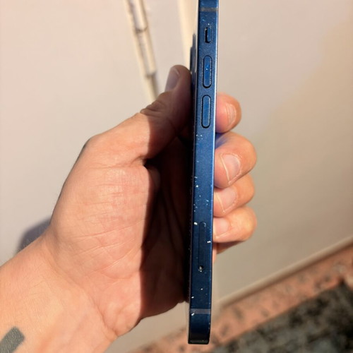 iPhone 12 mini used, dark blue, 64GB, with 3 cases