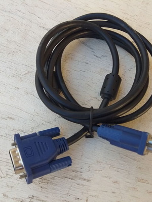 RS232 9 pin male to RS232 9 pin male cable like new, 1.00m