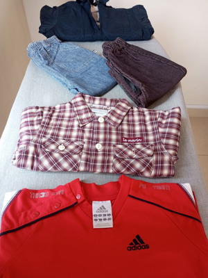 Set of 5 baby boy clothes size 6-12 months