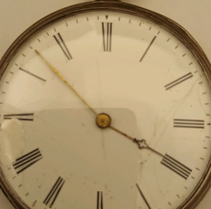 VINTAGE SILVER POCKET WATCH
