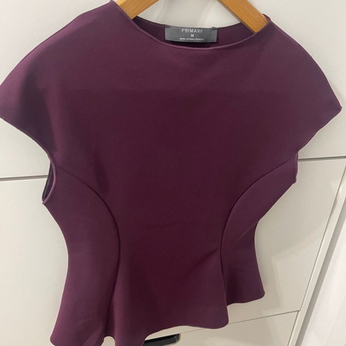 Primark Sleeveless Top Burgundy Purple Size M Like New
