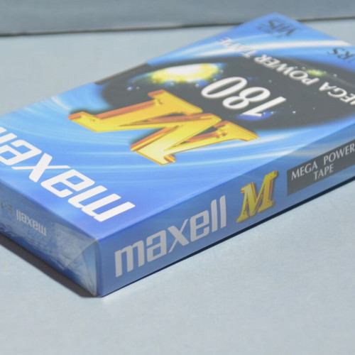 Maxell M 1T80 Mega Power Tape 3 Hours new sealed VHS cassette