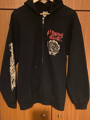 Mortuary Drape official merch zipper hoodie като нов, размер Medium