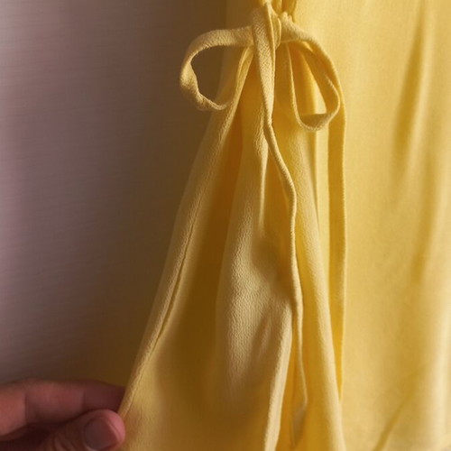 Toi & Moi women's blouse, soft yellow, size M/38/10