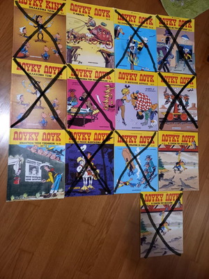 Lucky Luke collectible magazines like new, set of 4