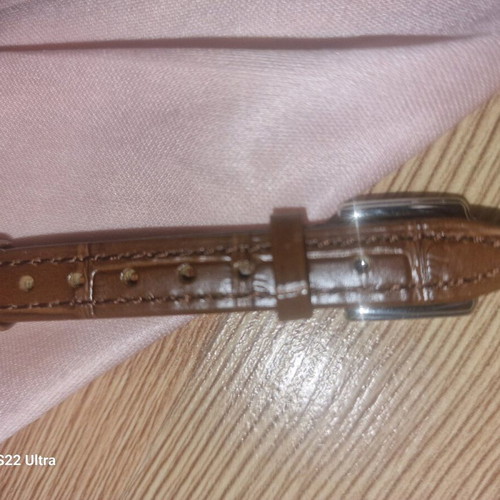 Leather strap for smart watch 10mm new, brown