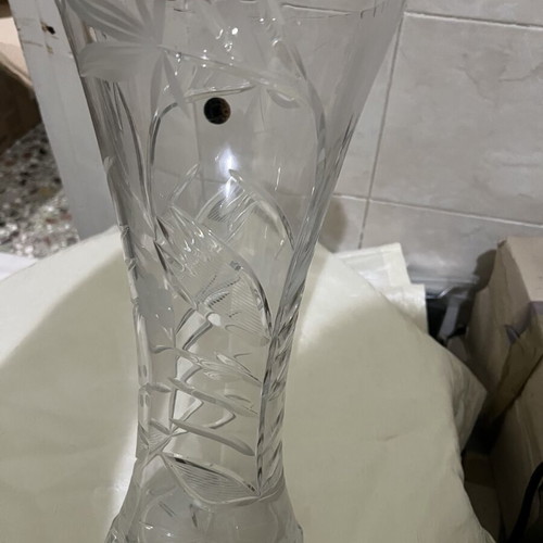 Crystal vintage vase 24% unused like new