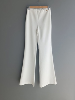 BSB Collection ivory high-waist flare pants size 38 / S