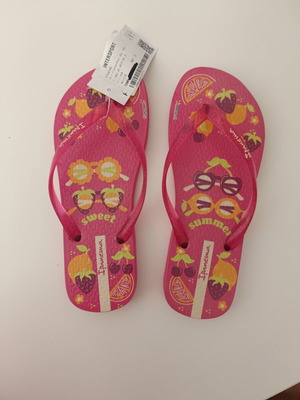 Ipanema Temas Girls flip flops with glitter, size 37, pink