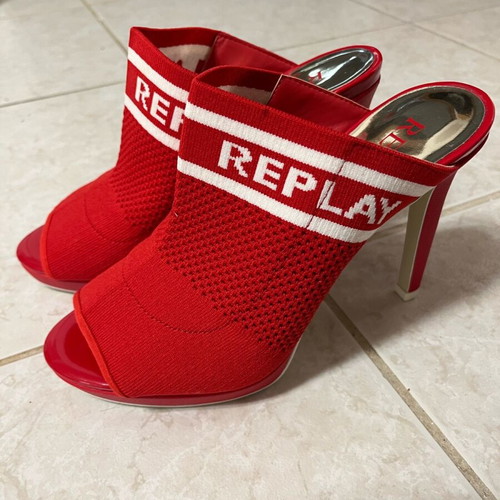 Replay mule sandals new, red, size 38