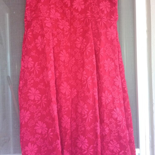Formal dress like new, size XLarge, ankle length with back zipper