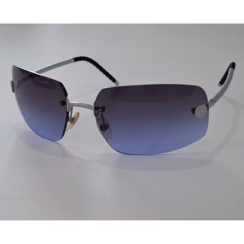 Chanel Vintage 90s Rimless Sunglasses 4035 C167/79 used, purple gradient