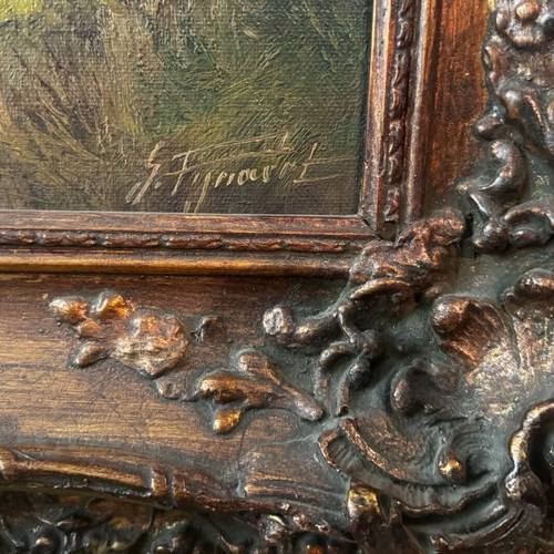 Gustav Pynaert Landscape Oil Painting like new