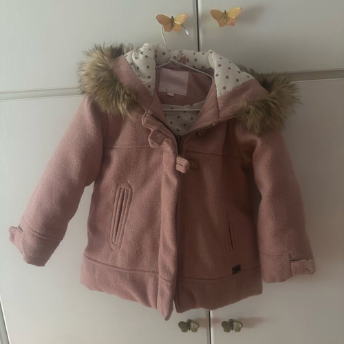 Evita long children's coat for 2-year-old girl like new