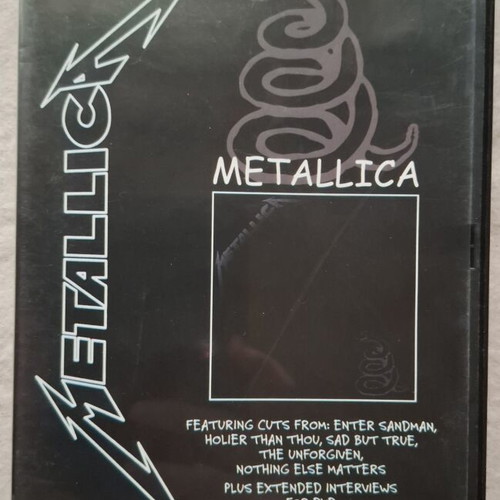 Metallica DVD documentary like new, Black Album tribute