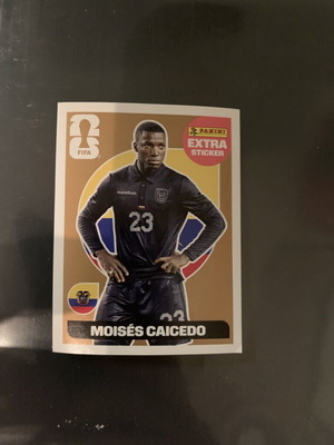Мойсес Кайседо Panini допълнителна стикер като нов, бронз