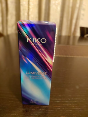 Kiko Milano Lumiverse Glow Beyond Serum & Foundation 05 Cookie Batter new