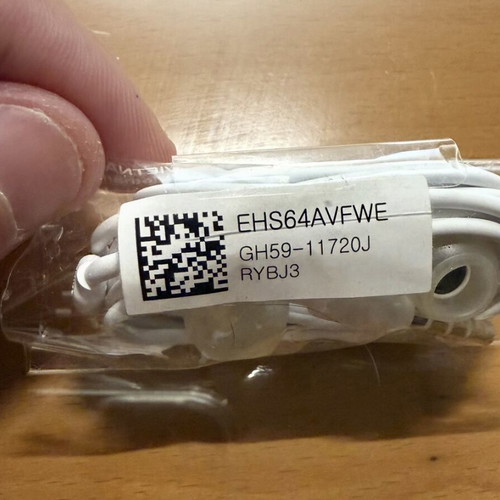 Samsung EHS64 Wired Earphones New, 3.5mm Jack, White