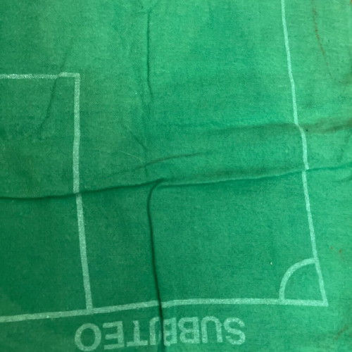 Subbuteo felt pitch used 1.20x0.87 m