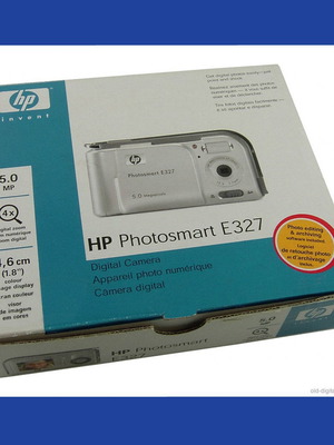 HP Photosmart E327 цифров фотоапарат нов 5.0 MP