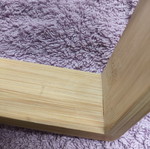 Two-dimensional tabletop mirror like new, rotating