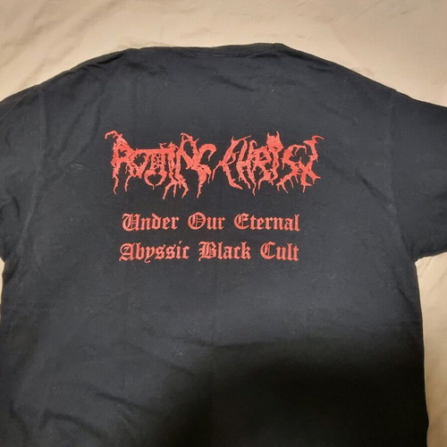 Rotting Christ T-shirt 2023, size L, like new, black