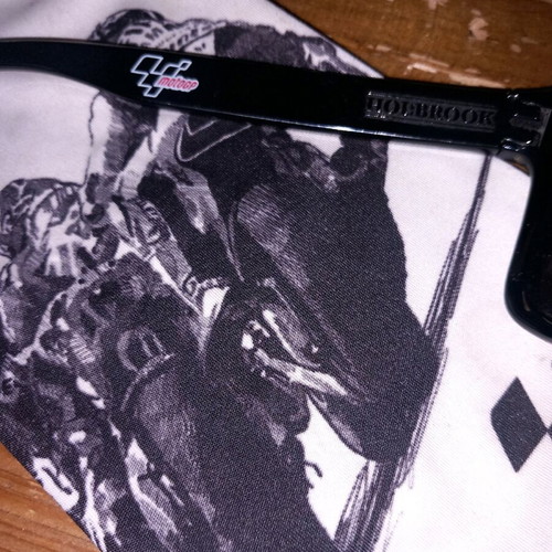 Oakley MotoGP sunglasses used, black with pouch