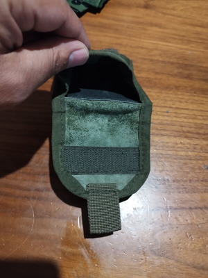 Molle pouch small, green, used general purpose